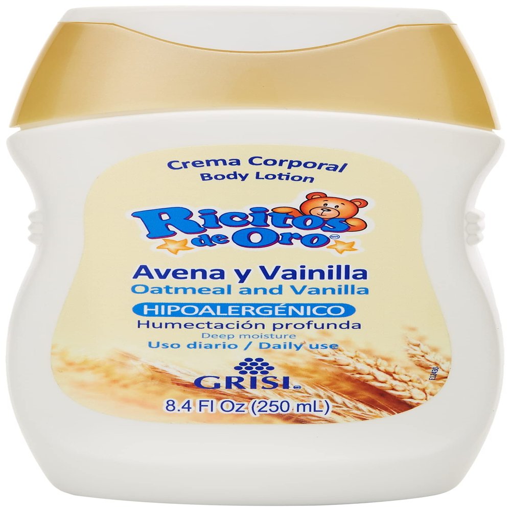 Ricitos de Oro- Avena & Vainilla Body Lotion, Deep Moisture, 8.4 Fl oz