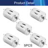 5Pcs DC Motor 5.5V 8000RPM 0.17A Micro Motor Mini Motor Electric Motor Round Shaft for RC Boat DIY Airplane Toys Model DIY Hobby,Aicosineg view 4