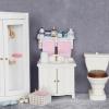 Dollhouse Towel Rack, 1:12 Towel Rack Makeup Cosmetic Set Dollhouse Bathroom Accessories view 2