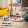 TOY Life Remote Control Dinosaurs - Walking Electronic, Plush Brontosaurus & Stuffed Animal - RC Dinosaur Gift for Kids 3-7+ view 3