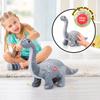 TOY Life Remote Control Dinosaurs - Walking Electronic, Plush Brontosaurus & Stuffed Animal - RC Dinosaur Gift for Kids 3-7+ view 4