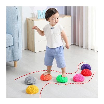 Balance Stepping Stones for Kids, Balance Pods - Half Dome Stepping Stones for Kids Adults Exercise, 1PCS (Color : Red, Size : 5PCS)