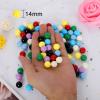 Laviesto Game Replacement Balls, 80 Pieces Acrylic Colored Balls for Games-Board Games,Chinese Checkers Marbles,Aggravation Game,Marble Run Toy-14mm/8 Colors view 3