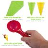 TOYANDONA 10pcs Plastic Ice Cream Cones Scoop Cones Beach Toy Kids Sand Mold Set Seaside Play Sand Toys for Outdoor Beach Toys Set(Random Color) view 4