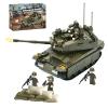 QLT Military Tank Building Blocks Set,Merkava WW2 Armed Tank with 5 Soldier Figures,Toys Gift for Boys 8-12(343 Pcs) view 1