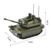 QLT Military Tank Building Blocks Set,Merkava WW2 Armed Tank with 5 Soldier Figures,Toys Gift for Boys 8-12(343 Pcs) view 4
