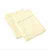 100% Egyptian Cotton Super Soft 2-PC Pillow Cases Striped Pattern 800 Thread Count(Ivory Stripe, Toddler 16'' x 20'') view 1