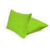 100% Egyptian Cotton Super Soft 2-PC Pillow Cases Striped Pattern 800 Thread Count(Parrot Green Stripe, Toddler 16'' x 20'') view 1