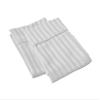 100% Egyptian Cotton Super Soft 2-PC Pillow Cases Striped Pattern 800 Thread Count(Silver Gray Stripe, Toddler 16'' x 20'') view 1
