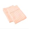 100% Egyptian Cotton Super Soft 2-PC Pillow Cases Striped Pattern 800 Thread Count(Peach Stripe, Toddler 16'' x 20'') view 1