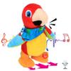 Hopearl Talking Parrot Repeats What You Say Walking Electric Interactive Animated Toy Speaking Plush Buddy Gifts for Toddlers Birthday Festival Holiday, 8'' view 1