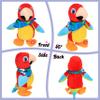 Hopearl Talking Parrot Repeats What You Say Walking Electric Interactive Animated Toy Speaking Plush Buddy Gifts for Toddlers Birthday Festival Holiday, 8'' view 3