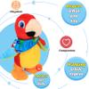 Hopearl Talking Parrot Repeats What You Say Walking Electric Interactive Animated Toy Speaking Plush Buddy Gifts for Toddlers Birthday Festival Holiday, 8'' view 4