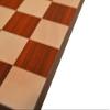 Borderless Minimalist Design Chess Board | 50 MM Square | End Grain Chess Board in Bud Rosewood (Paduak) | Taj Chess Store view 4