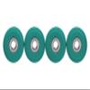 Teak Tuning Apex 71D Urethane Fingerboard Wheels, New Street Shape, 7.7mm Diameter, Ultra Spin Bearings - Made in The USA - Teak Teal Colorway view 3