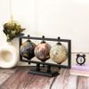 Rely+ Set of 3 4'' Earth Globe for Desk Elegant Office Decor World Globe Sturdy Metal Stand (NOT PLASTIC!) - Rotating Desktop Globes For Geographic Home Table Gift for Adult Decorative Book Shelf view 4
