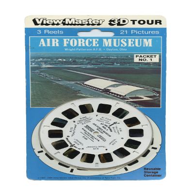 Air Force Museum - Wright-Patterson A.F.B. - Dayton, OH - Packet 1 - ViewMaster - 3 Reel Set - 21 3D Images - 1991