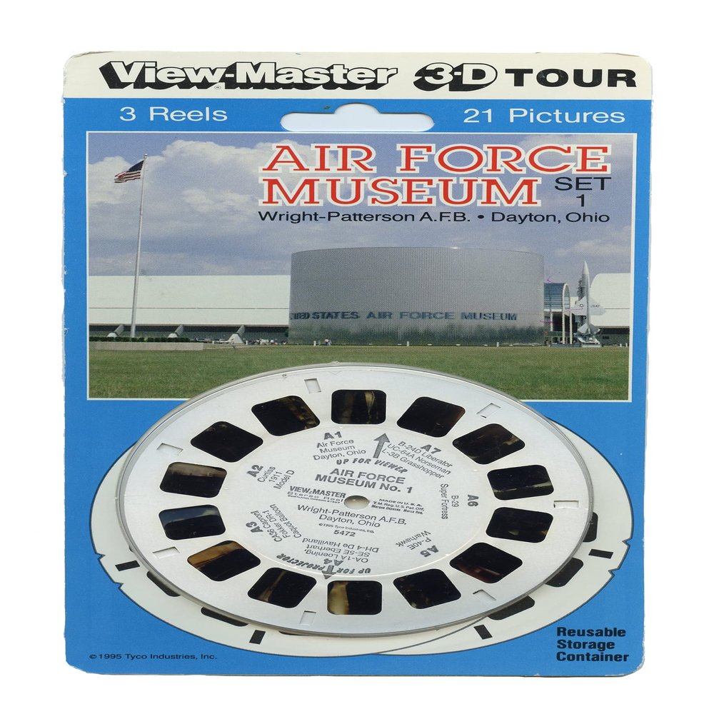 Air Force Museum - Wright-Patterson A.F.B. - Dayton, OH - Set 1 - ViewMaster - 3 Reel Set - 21 3D Images