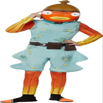 InSpirit Designs Fortnite Fishstick Youth Costume Orange, XL