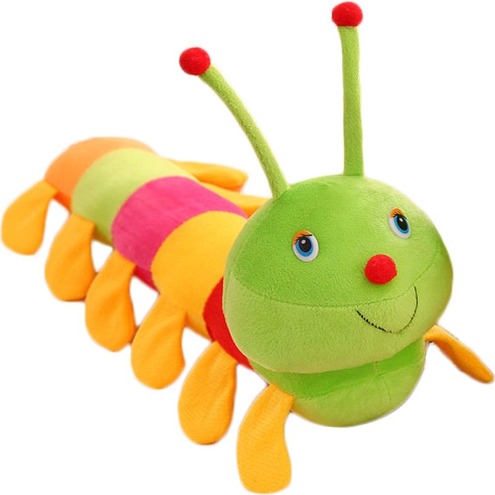 19" Caterpillar Stuffed Animal,Colorful Stuffed Caterpillar Plush Pillow for Kids