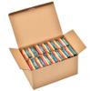 Madisi Crayons Bulk Pack, Regular Size, 4 Colors, cellophane 250 Packs, 1000 Count view 1