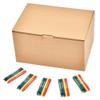 Madisi Crayons Bulk Pack, Regular Size, 4 Colors, cellophane 250 Packs, 1000 Count view 2