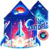 W&O Rocket Ship Play Tent with Blast Off Button - Ultimate Spaceship Tent with Captivating Space Sounds - Perfect for Indoor & Outdoor Adventures view 1