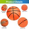5 Pieces Ball Mini Inflatable Sport Balls Include Soccer Ball, Basketball, Baseball, Football and Tennis Ball with Pump and Mesh Bag for toddlers Indoor Outdoor Playground Garden Beach Pool Toys view 3