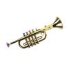ToysCentral Basics Trumpet Toy Musical Instrument Interesting Funny Party Supplies Birthday Musical Instrument Toy for Children Kids Toddlers, Golden view 4
