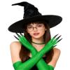 Asekonc Halloween Witch Hat Witch Costume Hat Glasses with Gloves for Women Halloween Movie Cosplay Props Role-playing Party Favors Supplies view 1