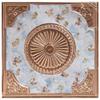 Melody Jane Dollhouse Copper Square Ceiling with Angels & Clouds Miniature Light Accessory view 1