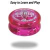 Yomega The Original Brain - Professional Yoyo for Kids and Beginners, Responsive Auto Return Yo Yo Best for String Tricks + Extra 2 Strings & 3 Month Warranty (Pink) view 4