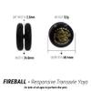 Yomega 2 Legendary Spinners The Original Yoyo with A Brain and Fireball Transaxle Yo-Yo for All Level String Trick Play +5 Extra Strings (Fireball Black-Brain Red) view 4