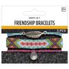 amscan Assorted Groovy 60s Friendship Bracelets-4 1/4" x 4" | Multicolor- 3 Ct view 1