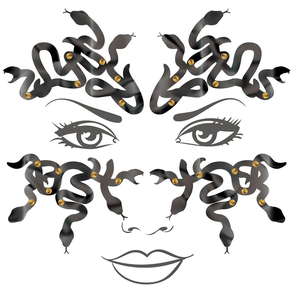 Black Snake Eyes Costume Accessory - 1 Set - Stunning, Perfect for Cosplay, Parties, Halloween & More