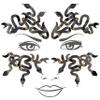 Black Snake Eyes Costume Accessory - 1 Set - Stunning, Perfect for Cosplay, Parties, Halloween & More view 1