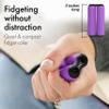 ONO Roller - Handheld Fidget Toy for Adults | Help Relieve Stress, Anxiety, Tension | Promotes Focus, Clarity | Compact, Portable Design (Purple, Junior Size - ABS Plastic) view 2