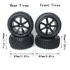 4Pcs YSIDO Upgrade 12mm Hex PreGlued Wheels and Tires Set for WLtoys 144001 124018 124019 1:10 1:12 1:16 16889 SMAX 1635 Off Road RC Car Truck Tyre view 4
