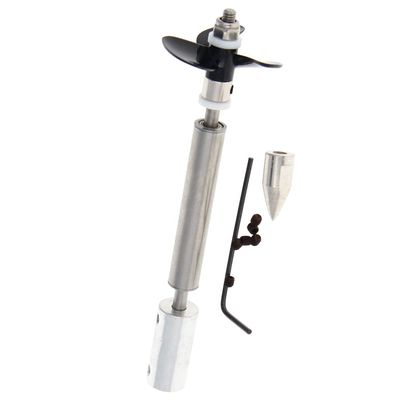 Jutagoss Drive Shaft Fit for 6mm Motor Shaft Propeller and Universal Joint for RC Boat,100mm Shaft Length 50mm Sleeve Length 36mm Dia Propeller 1PCS