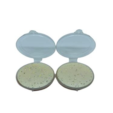 KASHSURG Galaxy Range 6mm Thick 41.3mm Dia. Gracefully Sparkled,Carrom Board Stikers Smooth Surface and Excellent Re-Bounce - 4 Pieces Color May Very