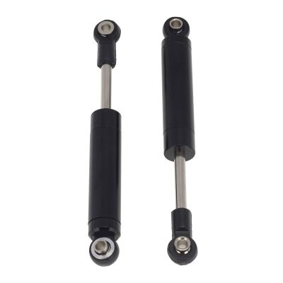 LAFEINA Built-in Spring Black Shock Absorber Damper for 1/10 RC Crawler SCX10 90046 TRX-4 D90 Redcat (2 PCS, 80mm)