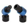 6Pcs Vgoohobby Hard Steel Front Rear CVD Drive Shaft Transmission Axle Upgrade Parts Compatible with Traxxas E-Revo 2.0 VXL 86086-4 1/10 RC Car (Blue) view 4