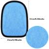 Skylety 2 Pcs Sand Wipe Off Mitts Beach Mitt Wipe Duster Cleaner for Summer Volleyball Sandbox Water Activity Soft Towel Clean Sand from Skin Mitt Pack for Surf Ocean Lakeside Recreation(Blue) view 3