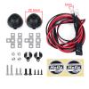 Que-T 2pcs Round Light Headlight Spotlight for 1: 10 RC Trx4 TRX6 SCX10 90046 RC Car view 2