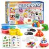 Drama Planet Air Dry Clay Kit for Kids, Create Your Own Refrigerator Magnets with Modeling Clay, Art Activity Set, Craft Project Gifts for Boys & Girls view 1