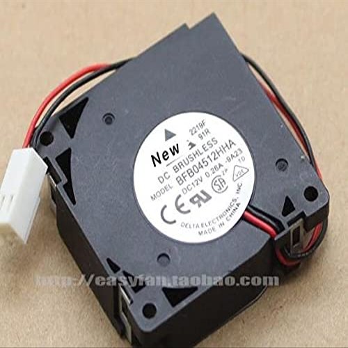 for Delta BFB04512HHA 9A23 DC 12V 0.26A 45x45x10mm Server Cooling Fan
