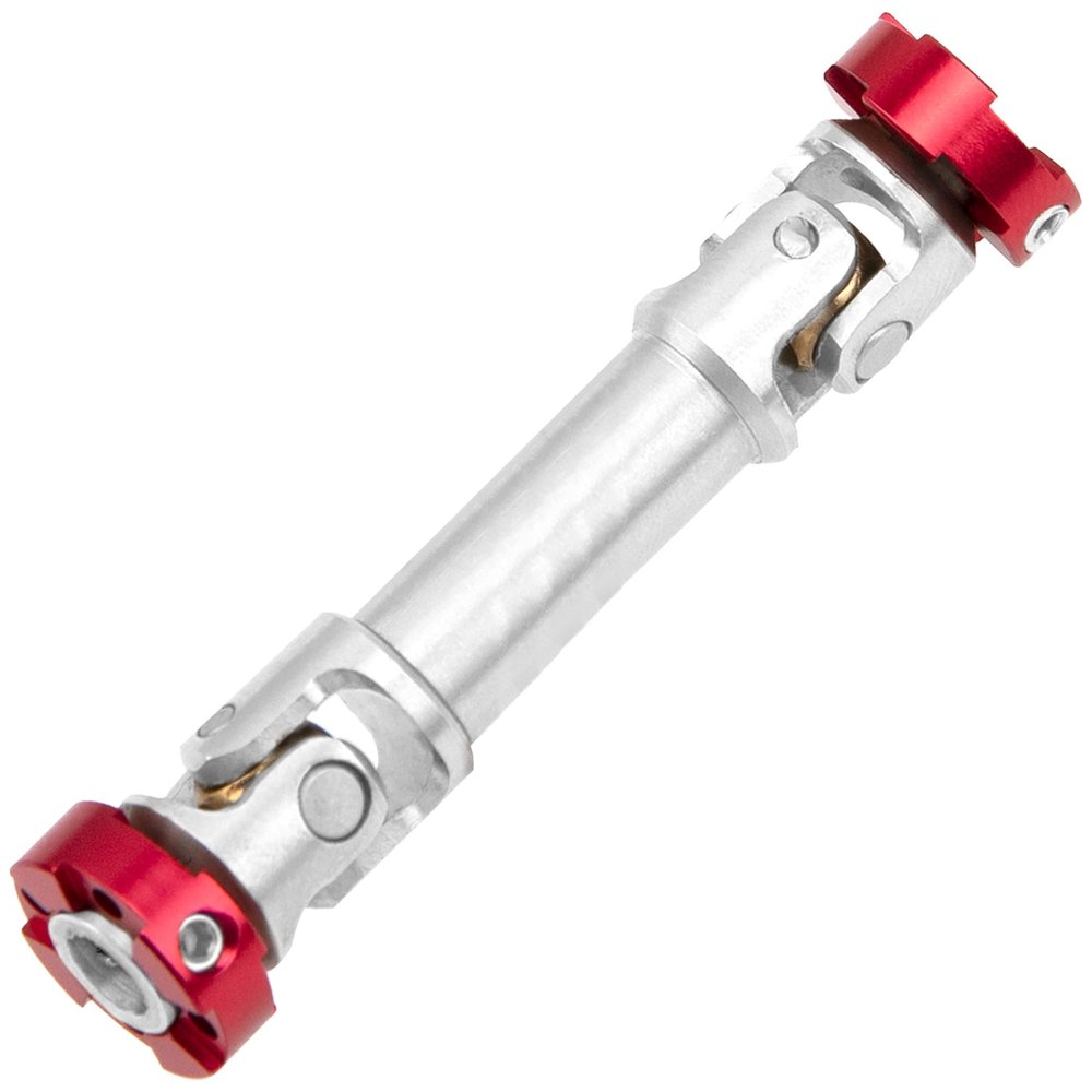 1Pcs Vgoohobby RC Drive Shaft Flange Head Transmission Axle CVD Joint Compatible with 1/14 Tamiya Scania Man Hino Truck 1/10 Traxxas TRX4 D90 SCX10 1/10 RC Crawler (55-68mm)