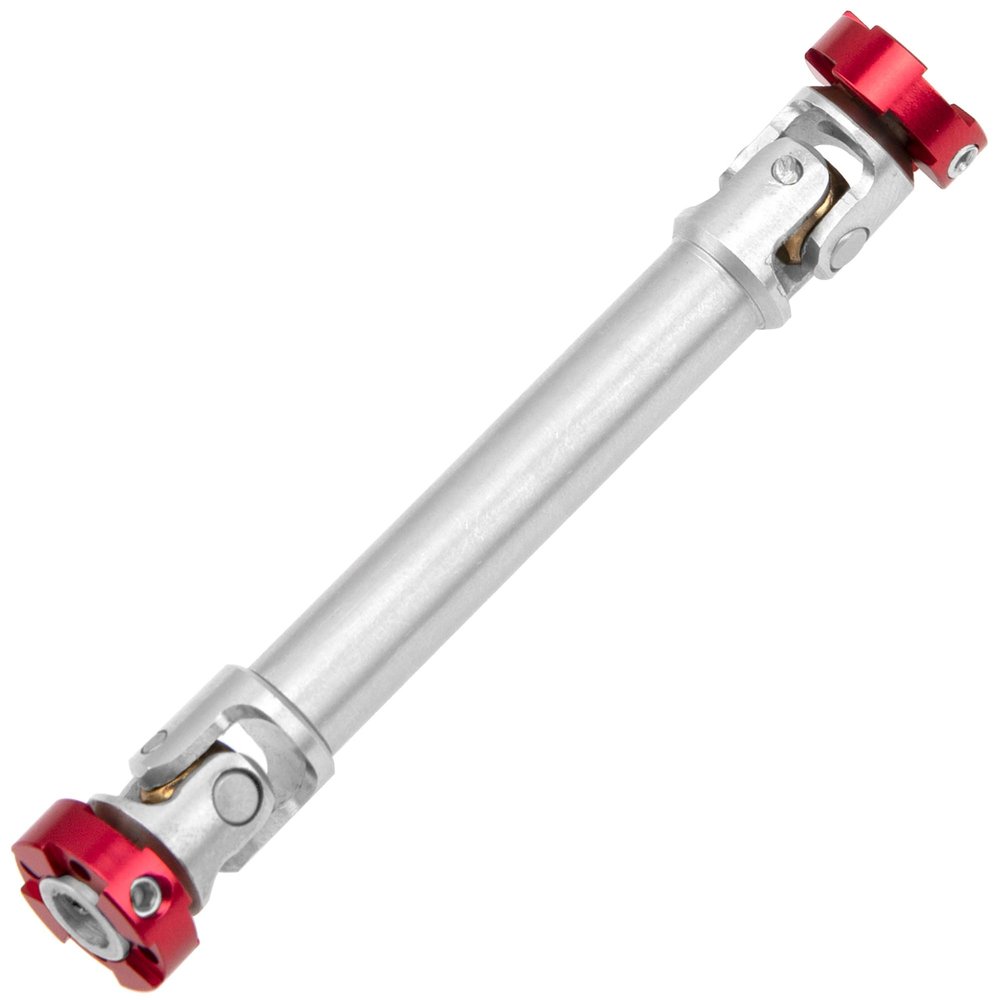 1Pcs Vgoohobby RC Drive Shaft Flange Head Transmission Axle CVD Joint Compatible with 1/14 Tamiya Scania Man Hino Truck 1/10 Traxxas TRX4 D90 SCX10 1/10 RC Crawler (90-110mm)