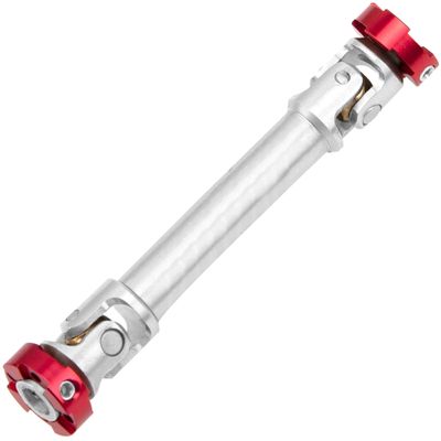 1Pcs Vgoohobby RC Drive Shaft Flange Head Transmission Axle CVD Joint Compatible with 1/14 Tamiya Scania Man Hino Truck 1/10 Traxxas TRX4 D90 SCX10 1/10 RC Crawler (70-90mm)