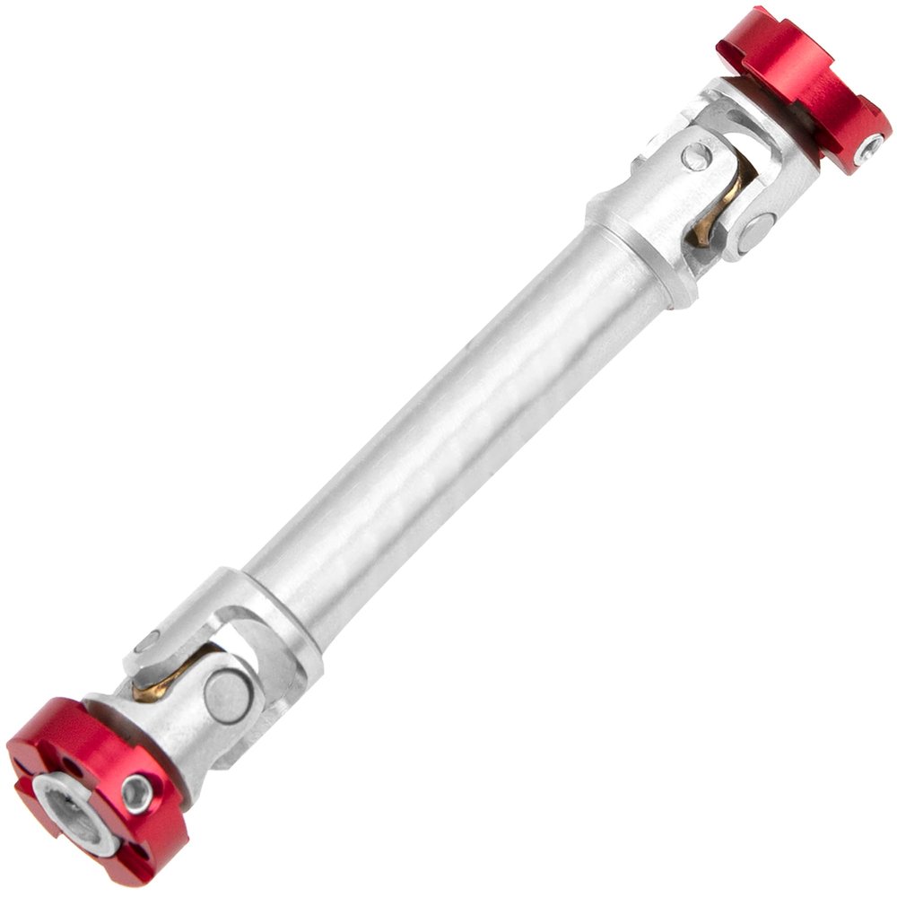1Pcs Vgoohobby RC Drive Shaft Flange Head Transmission Axle CVD Joint Compatible with 1/14 Tamiya Scania Man Hino Truck 1/10 Traxxas TRX4 D90 SCX10 1/10 RC Crawler (70-90mm)